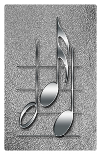 DF35T 382 SL Music Notes Silver
